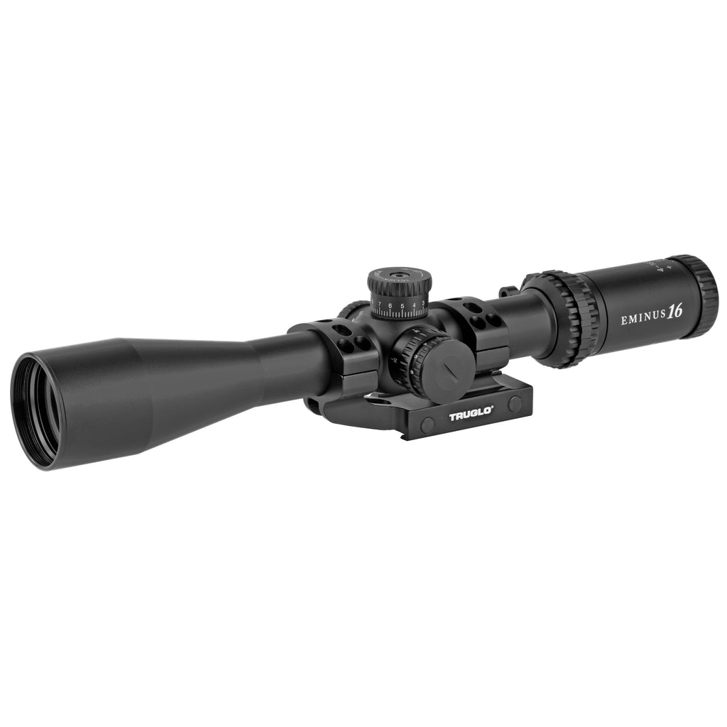 TRUGLO EMINUS 4-16x44 Rifle Scope with T.P.R. Reticle and Illuminated TacPlex for Precision Shooting
