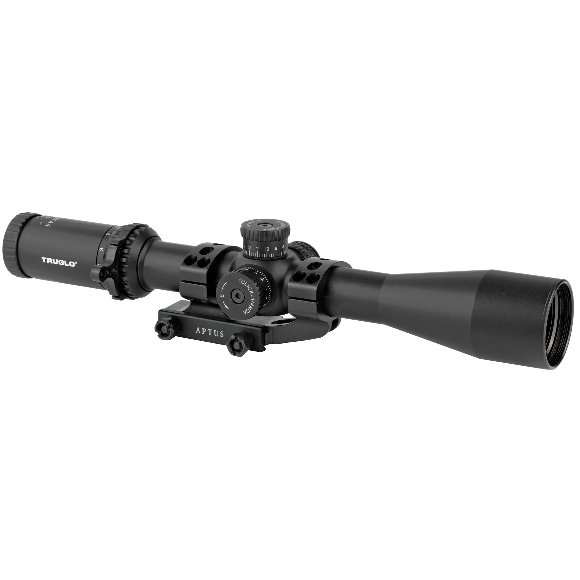 TRUGLO EMINUS 4-16x44 Rifle Scope with T.P.R. Reticle and Illuminated TacPlex for Precision Shooting