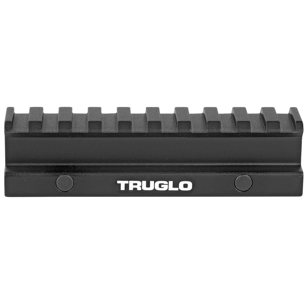 TRUGLO RISER Mount Picatinny 3/4 inch Riser for AR-15 Flattop, Black