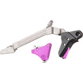 Timney Triggers Alpha Competition Glock 5-Large Purple Trigger - Enhanced Performance and Reliability