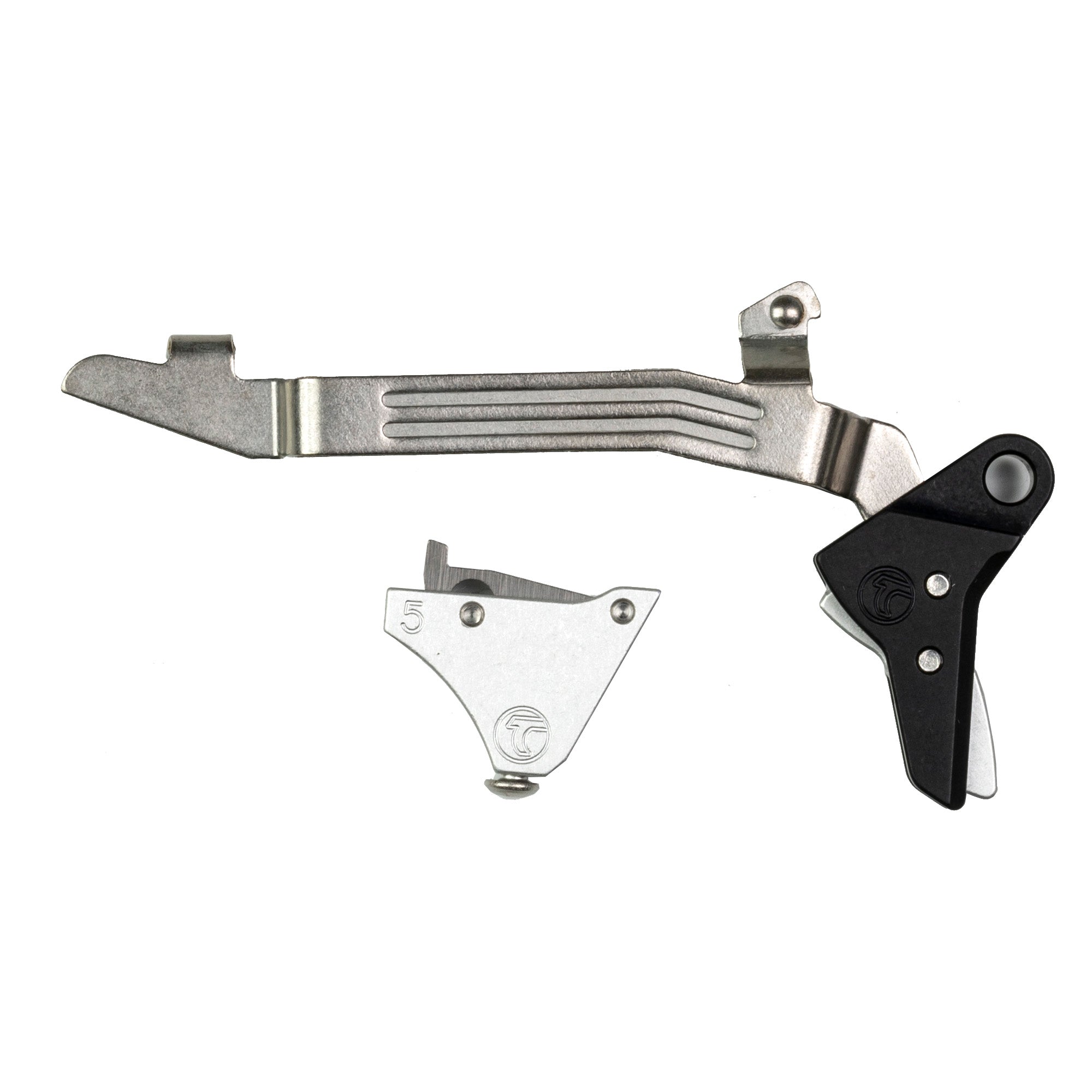 Timney Triggers Alpha Competition Glock Gen 5 Silver Trigger – Factory Pull Weight 3 lbs