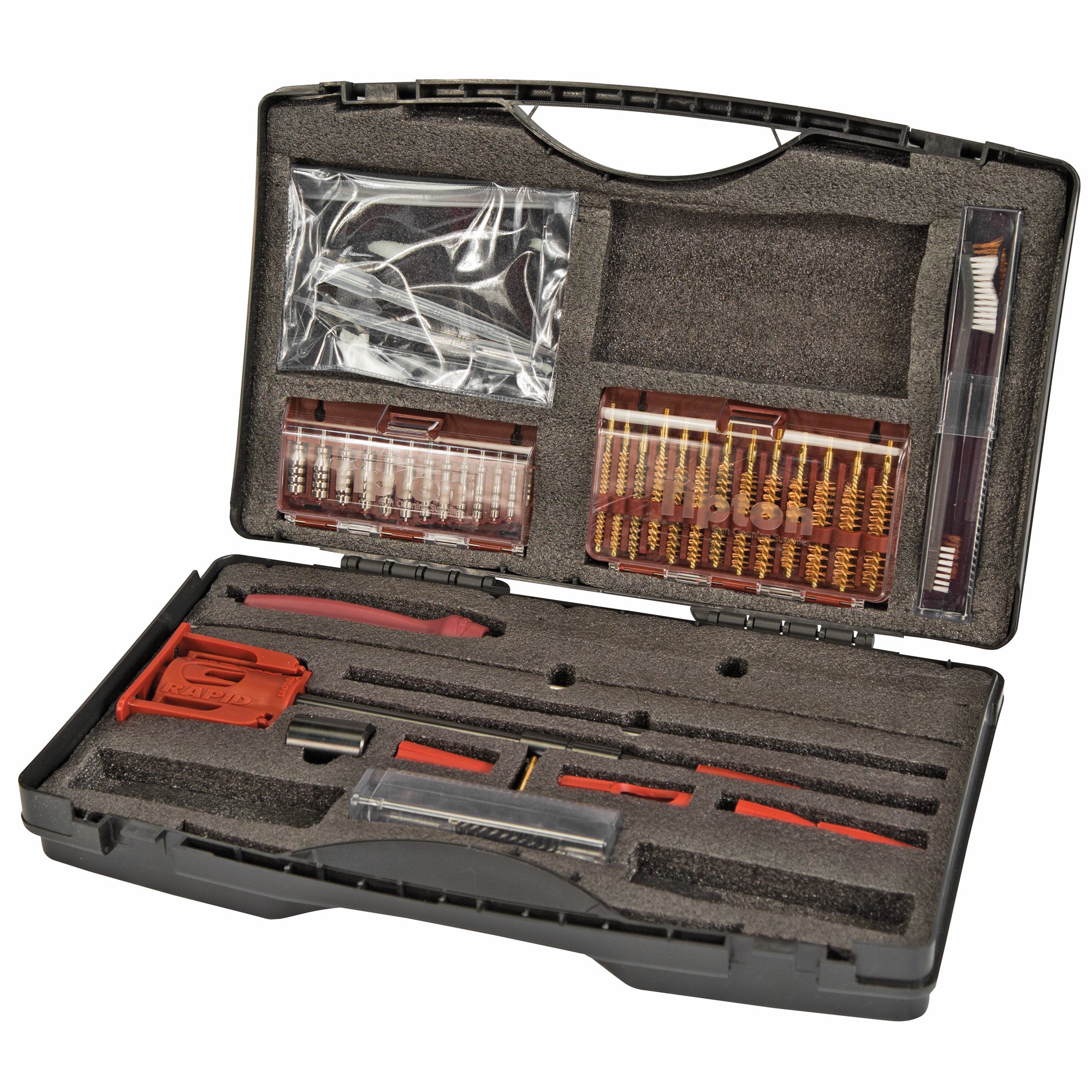 Tipton Ultra Cleaning Kit for .22 Cal and Larger Rifles – Durable Stainless Steel Cleaning Rod & Accessories