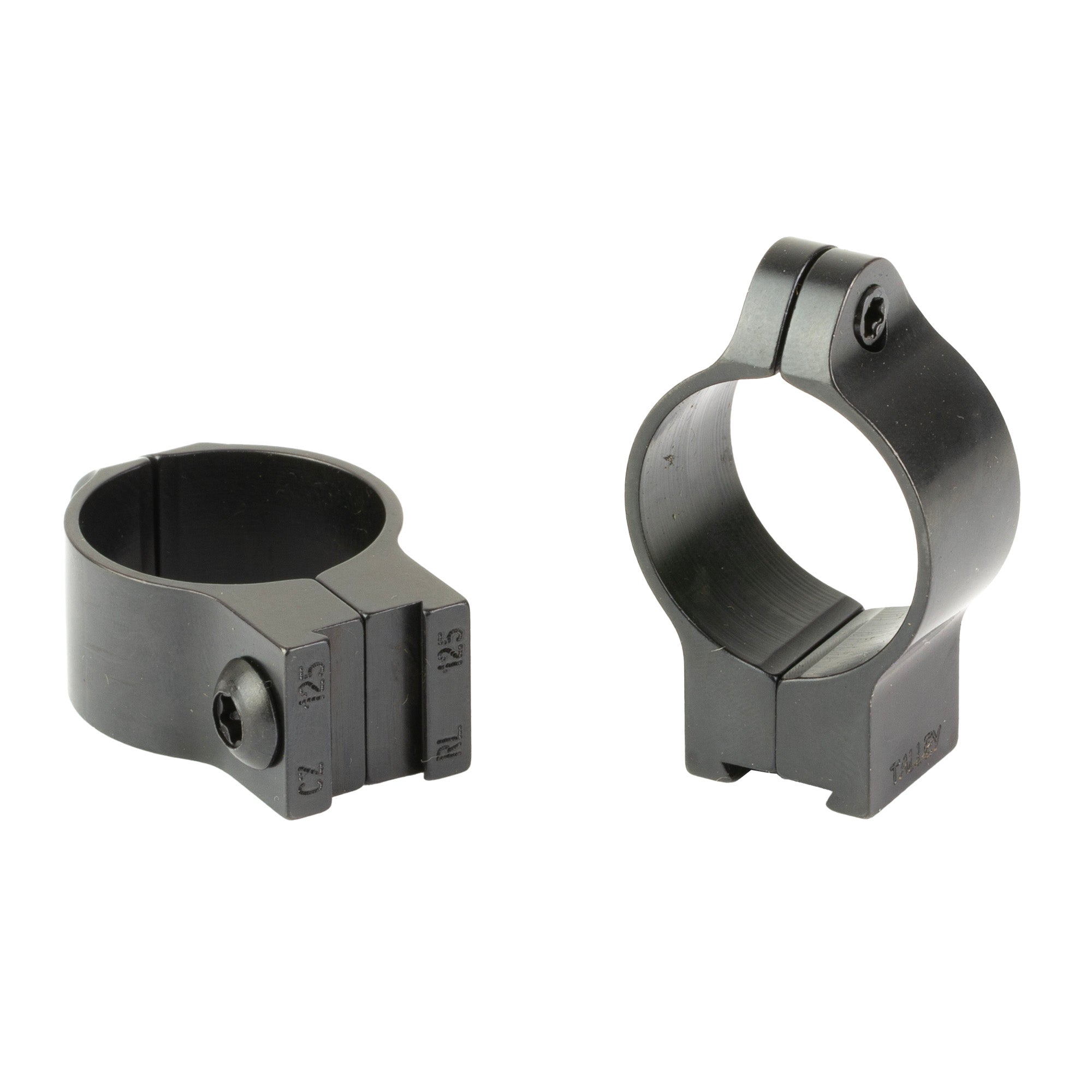 Talley Manufacturing Rimfire Rings Model 22CZRL, 1 Low Profile Black Scope Rings for CZ 452/455/457/512