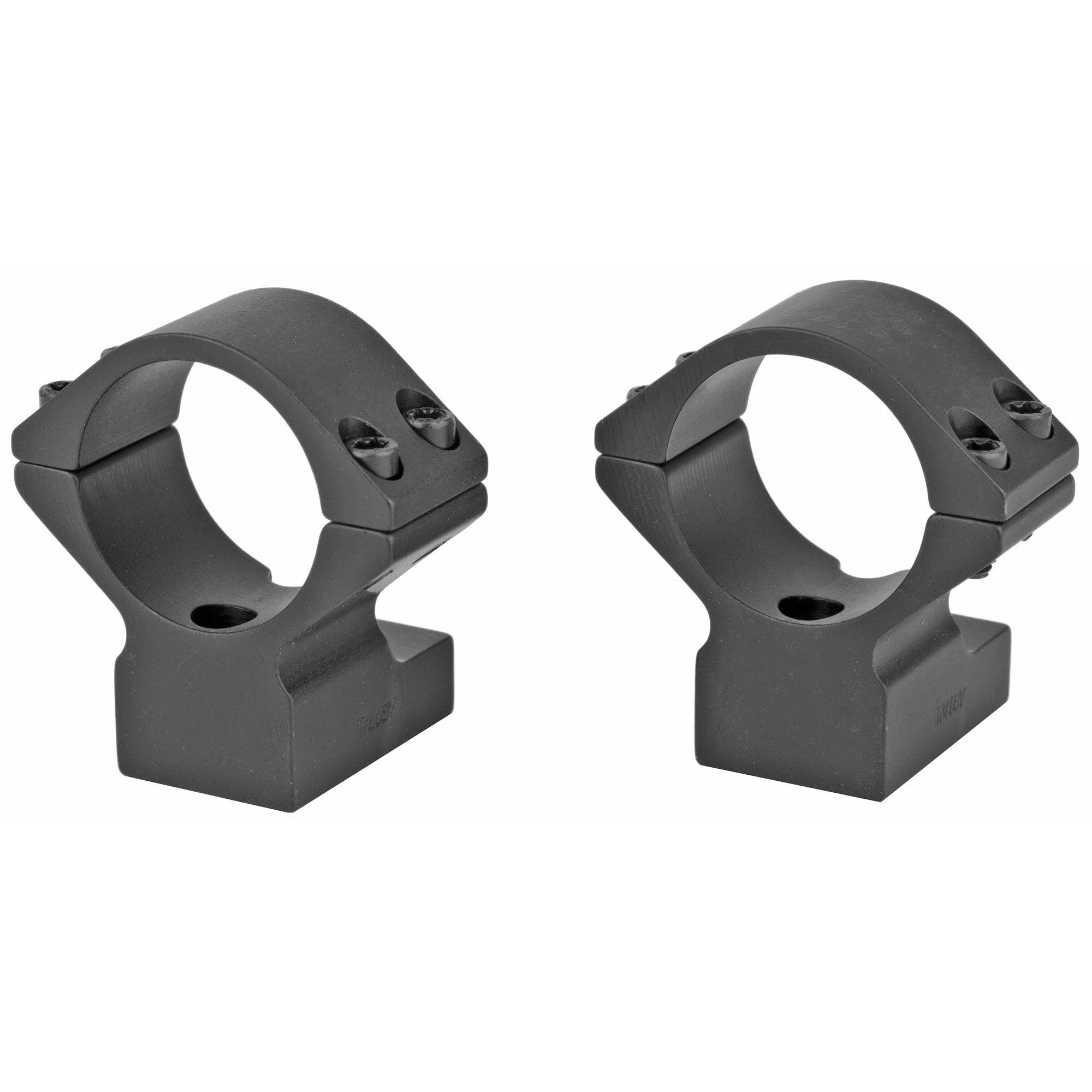 Talley Manufacturing Light Weight Medium Scope Rings - Black, Model H009/H010
