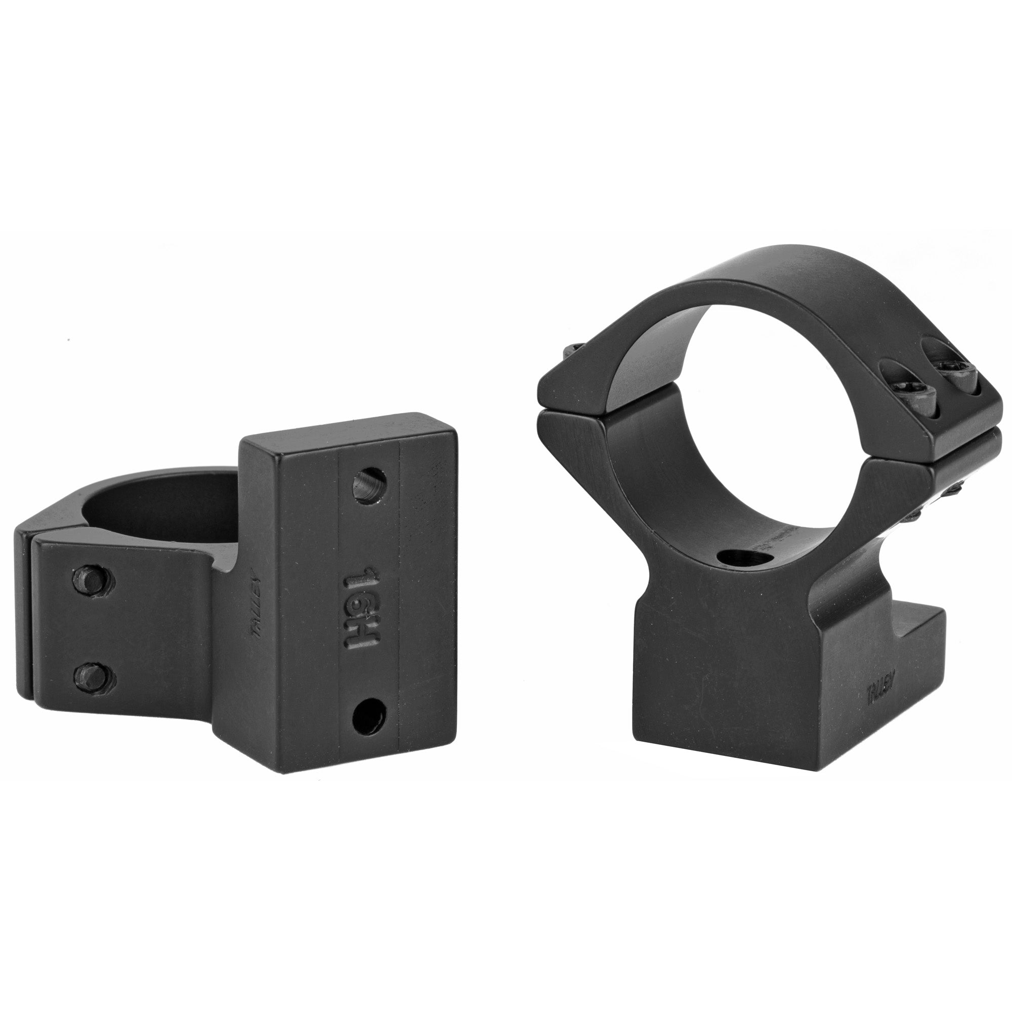 Talley Manufacturing Lightweight Alloy Scope Mount Rings for Tikka T3 / X 1 High - Black
