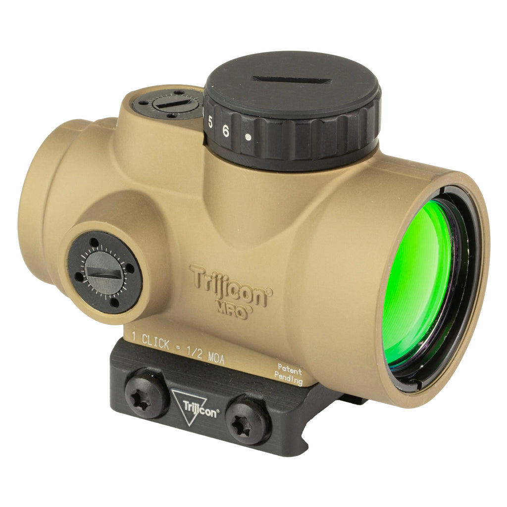 Trijicon MRO SD Coyote Red Dot Reflex Sight with 25mm Objective and Low Mount