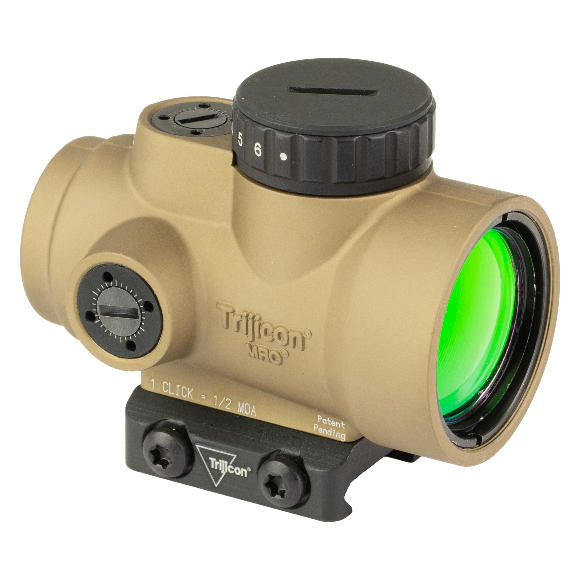 Trijicon MRO SD Coyote Red Dot Reflex Sight with 25mm Objective and Low Mount