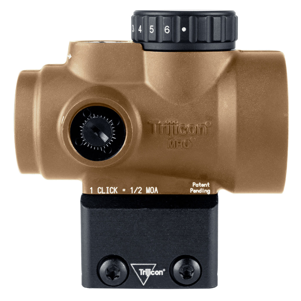 Trijicon MRO SD Red Dot Coyote | Compact Reflex Sight with 25mm Objective and Waterproof Housing