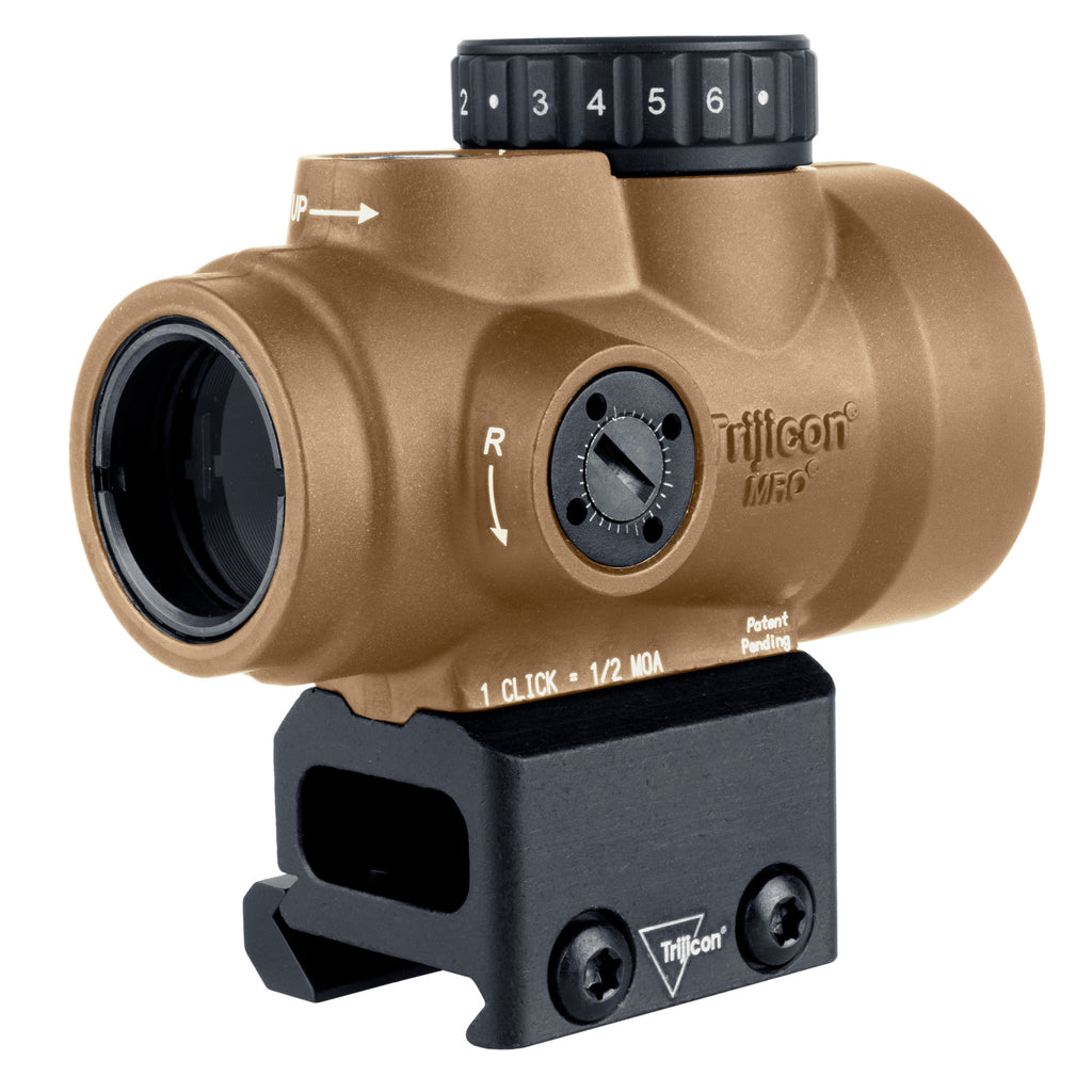 Trijicon MRO SD Red Dot Coyote | Compact Reflex Sight with 25mm Objective and Waterproof Housing