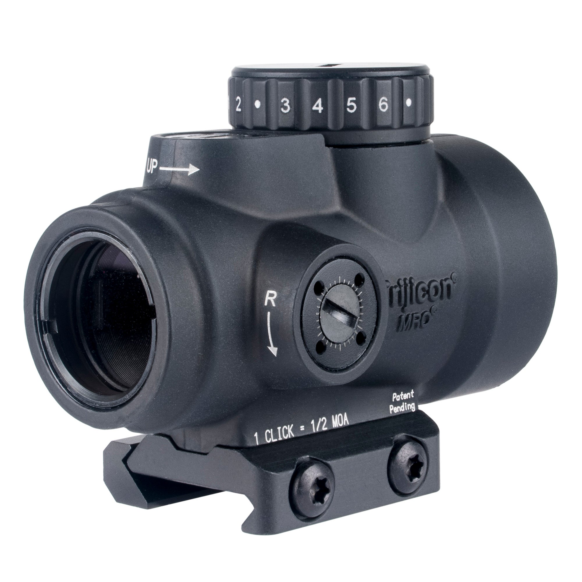 Trijicon MRO SD 1X Red Dot Reflex Sight with 25mm Objective, Black