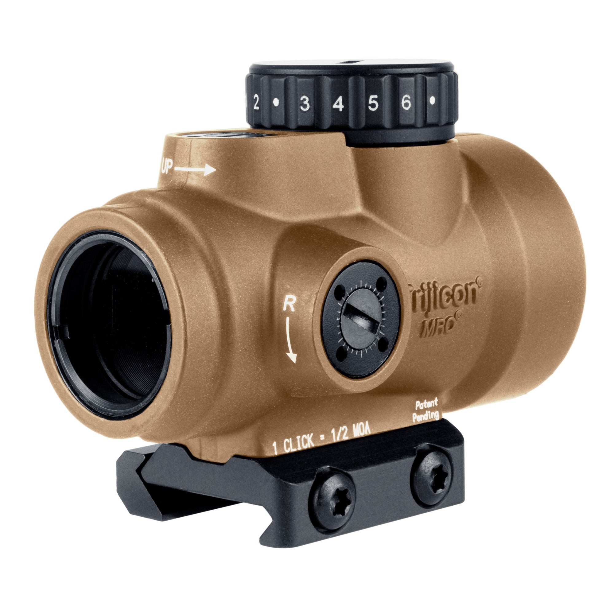 Trijicon MRO SD Coyote Red Dot Reflex Sight with Low Mount for Rifles and Shotguns