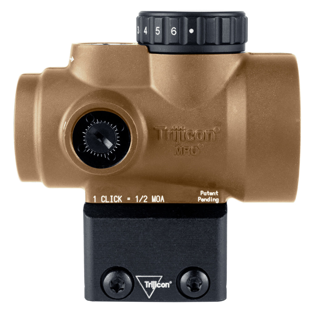 Trijicon MRO SD Coyote Red Dot Reflex Sight with 25mm Objective and Mount
