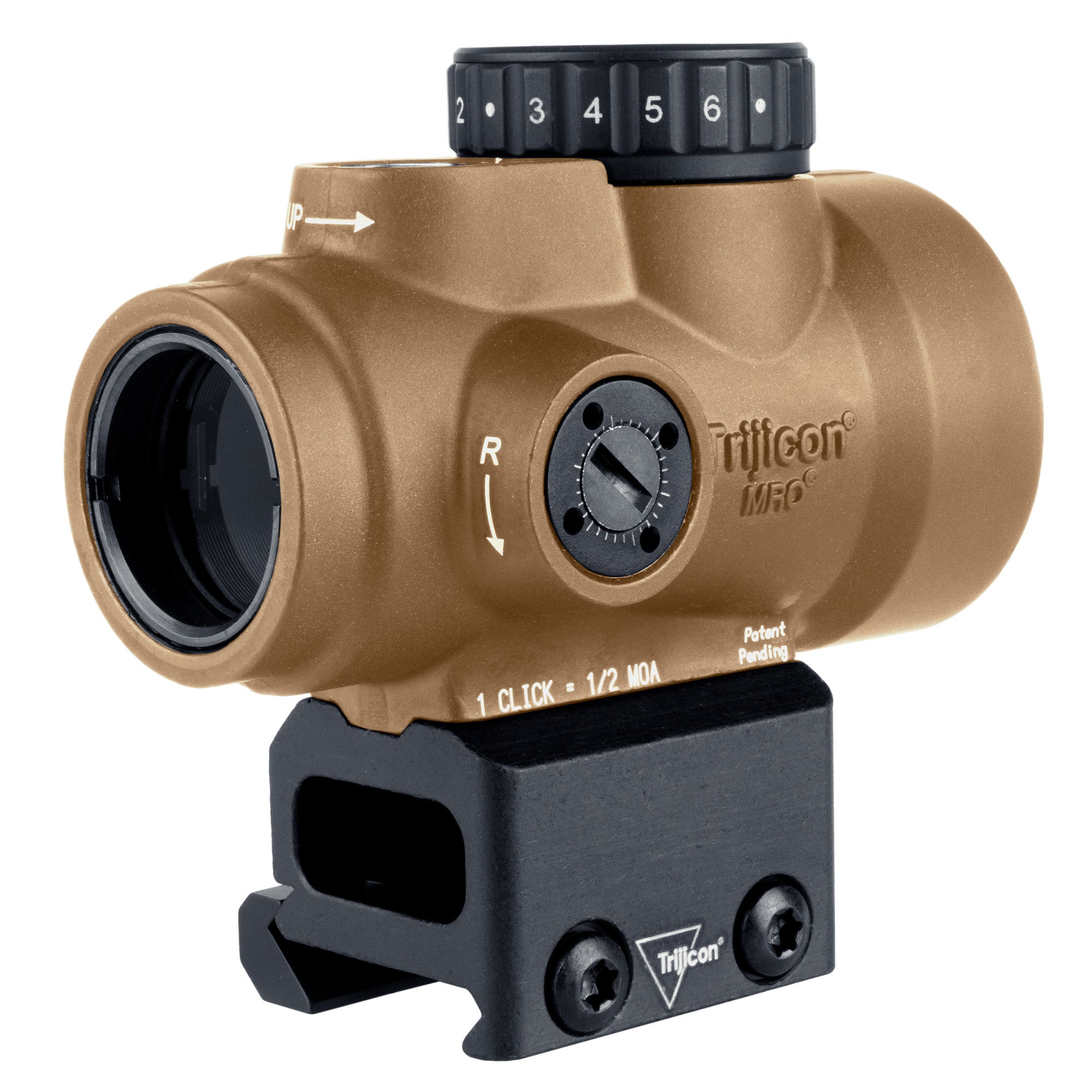 Trijicon MRO SD Coyote Red Dot Reflex Sight with 25mm Objective and Mount