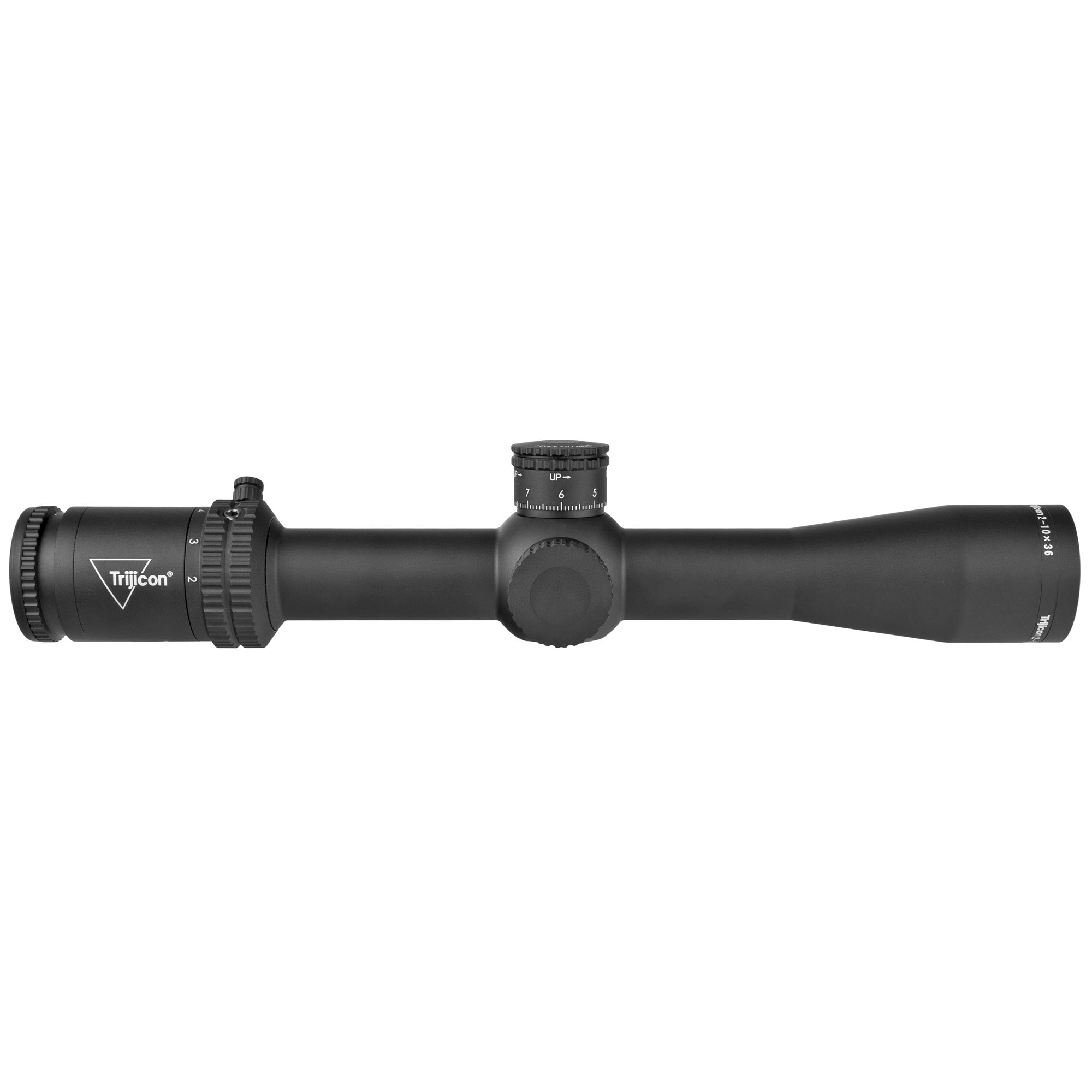 Trijicon Credo 2-10x36 First Focal Plane Rifle Scope with Red MRAD Precision Tree Reticle