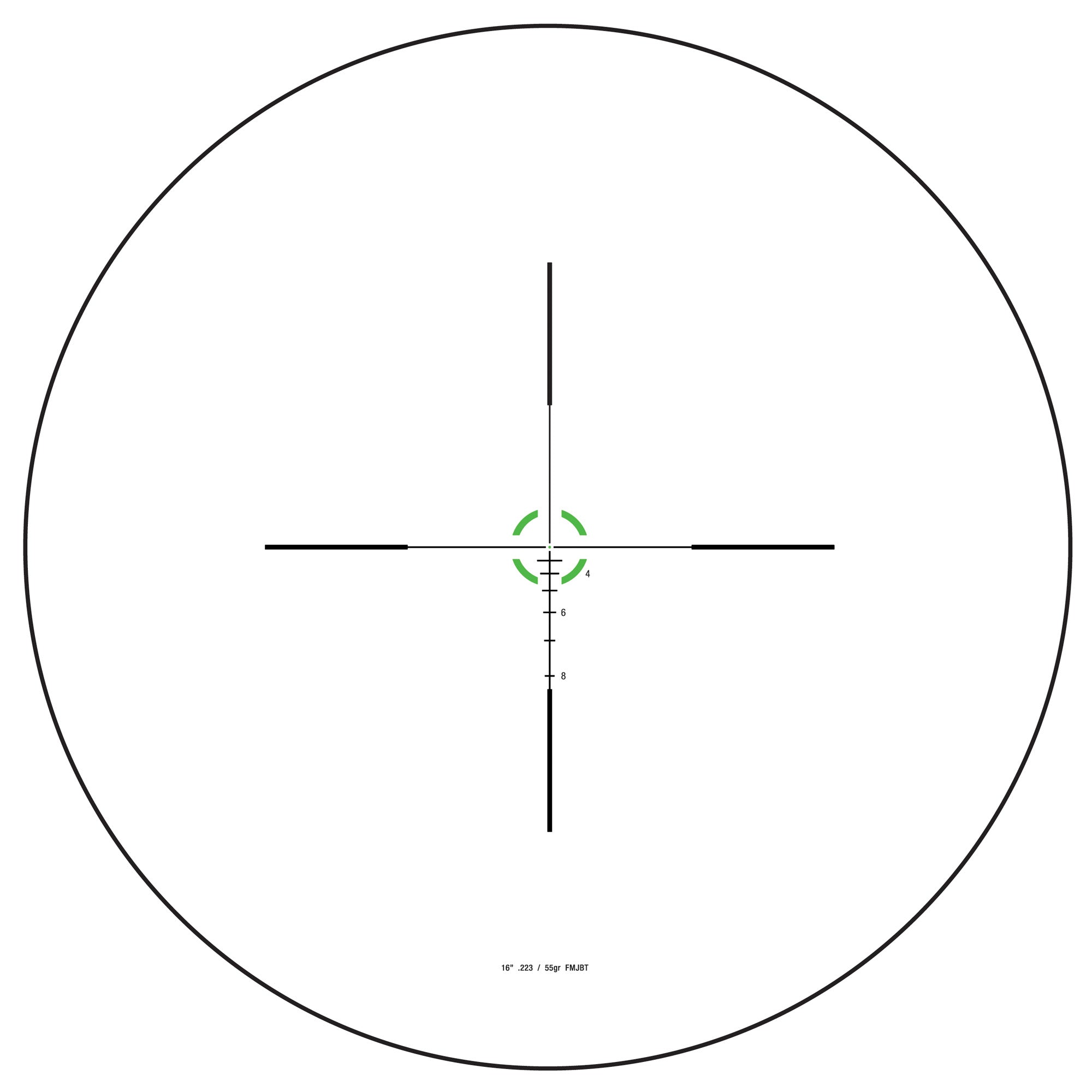 Trijicon Credo 1-6x24 Tactical Riflescope with Green BDC Reticle