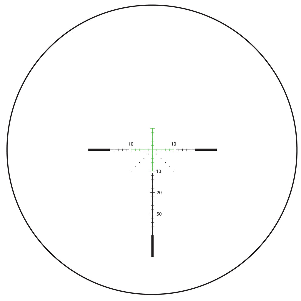 Trijicon Credo HX 2.5-10x56 Rifle Scope with Green MOA Precision Hunter Reticle
