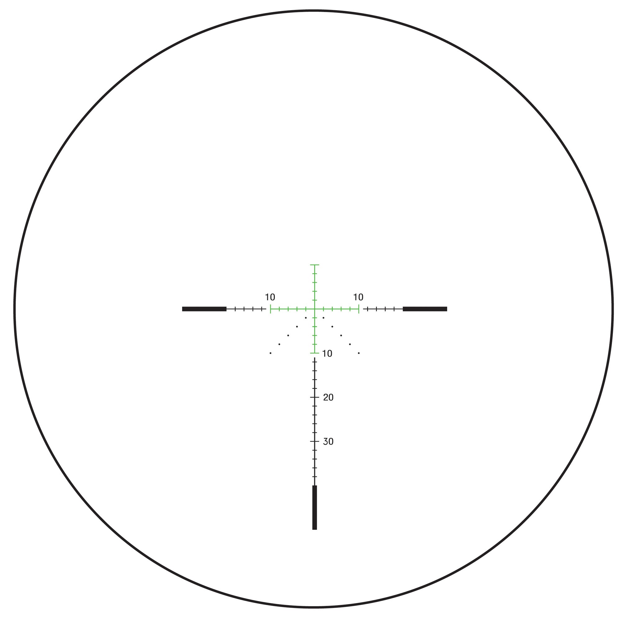 Trijicon Credo HX 2.5-10x56 Rifle Scope with Green MOA Precision Hunter Reticle