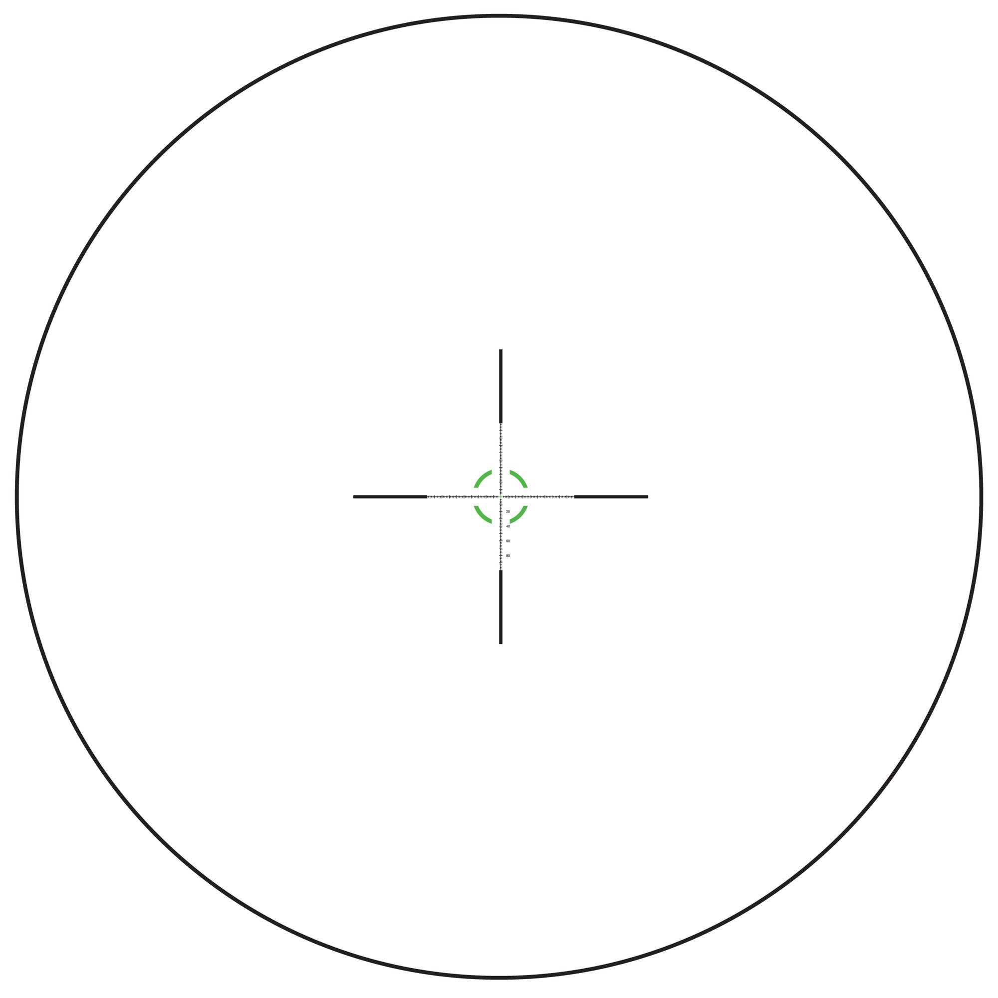 Trijicon Credo HX 1-6x24 Low Power Variable Optic with Green MOA Segmented Circle Reticle