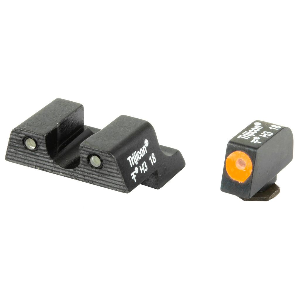 Trijicon HD Night Sights for Glock G42/G43/G48 with Orange Outline - Model GL113-C-600785