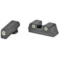 Trijicon Bright & Tough Night Sights for Glock 42 - Green Three-Dot Iron Sights