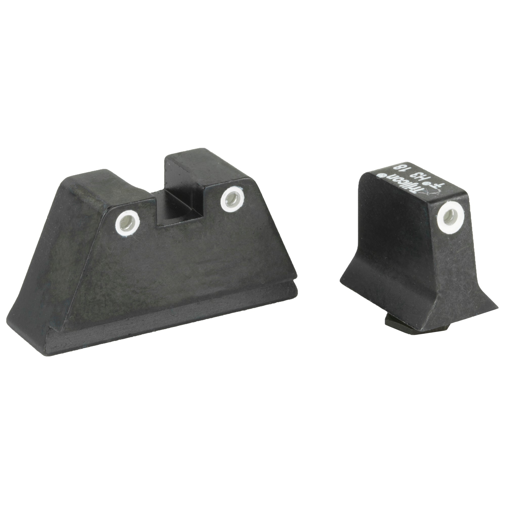 Trijicon Suppressor Height Night Sight for Glock 9mm with Green Dots