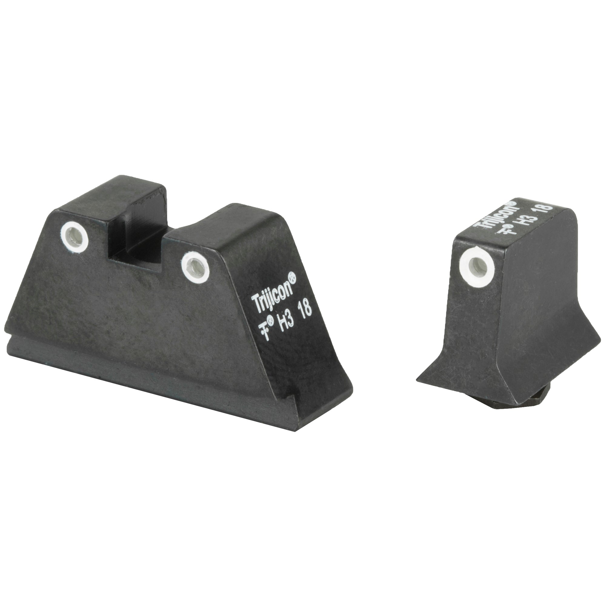 Trijicon Suppressor Height Night Sight for Glock 9mm with Green Dots