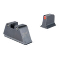 Trijicon Suppressor/Optic Height Night Sights for Glock 17 with Green Illumination