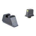 Trijicon Suppressor/Optic Height Night Sights for Glock 17 with Green Tritium Illumination