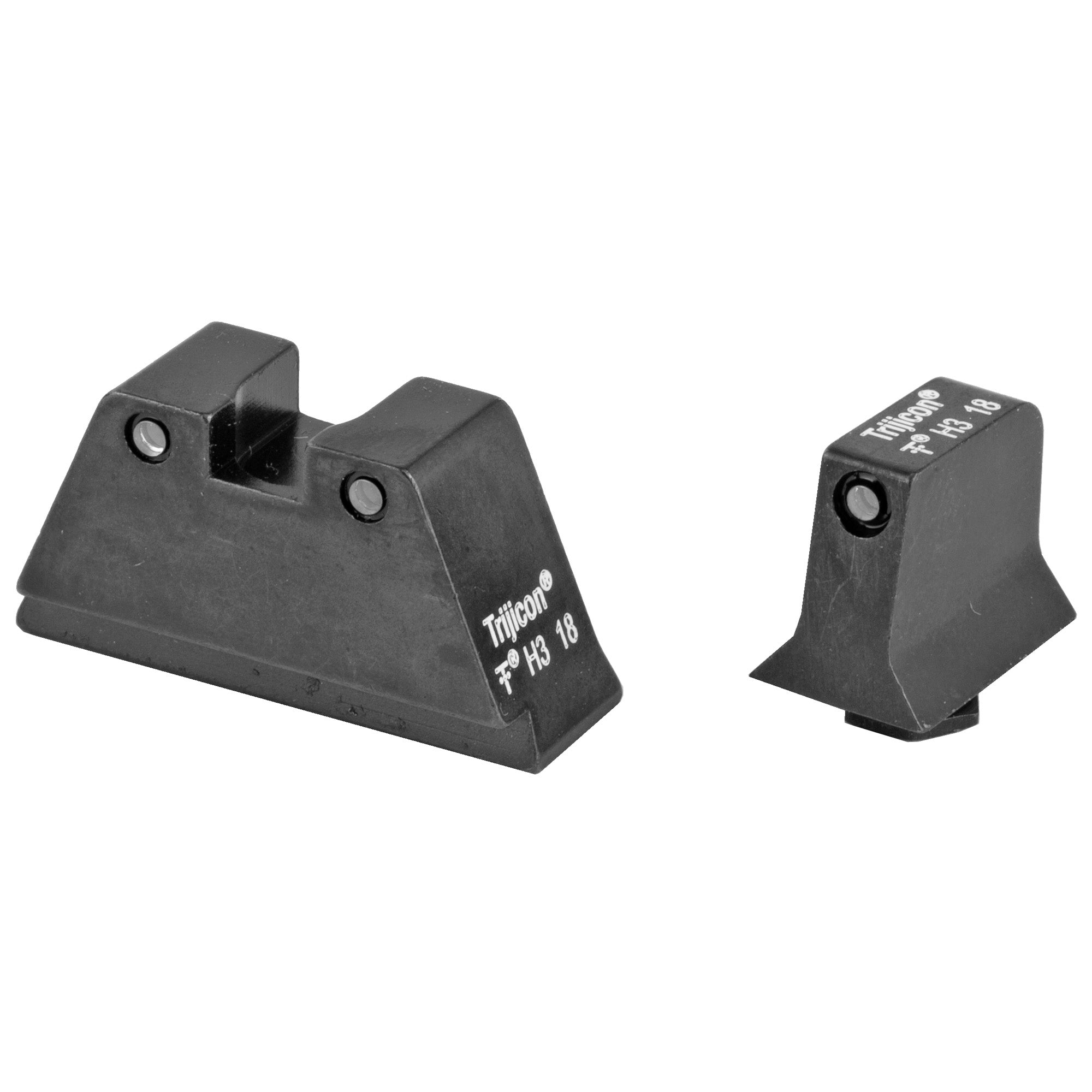 Trijicon Bright & Tough Night Sight Set for Glock 20, Black - Part #GL204-C-600698