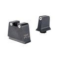 Trijicon Suppressor/Optic Height Night Sights for Glock 42 with Green Tritium Illumination