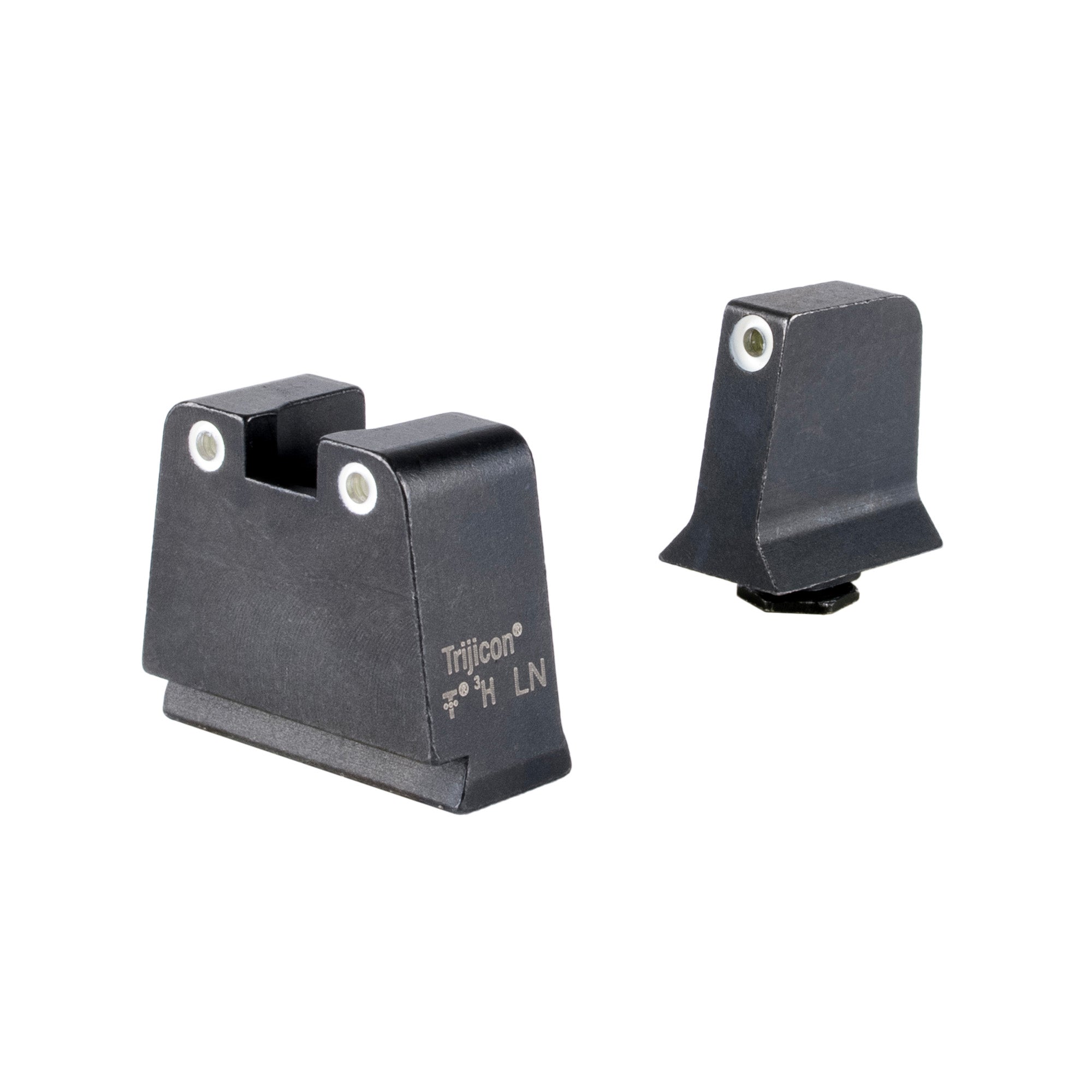 Trijicon Suppressor/Optic Height Night Sights for Glock 42 with Green Tritium Illumination