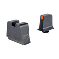 Trijicon Suppressor/Optic Height Night Sights for Green Glock 42 with Orange Color