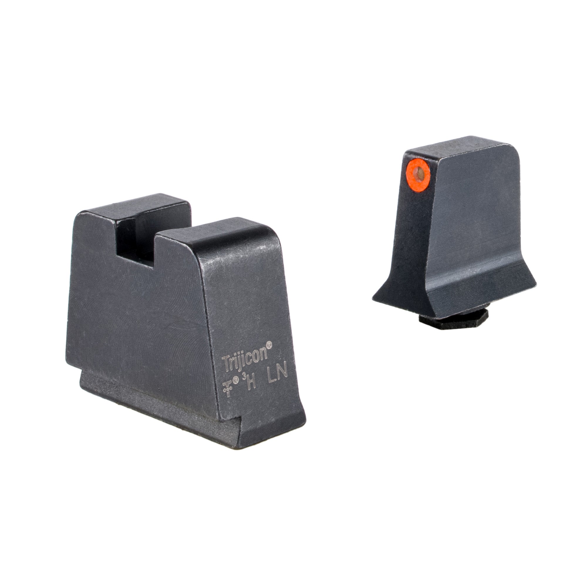 Trijicon Suppressor/Optic Height Night Sights for Green Glock 42 with Orange Color