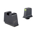 Trijicon Suppressor/Optic Height Night Sights for Green Glock 42 with Yellow Outline