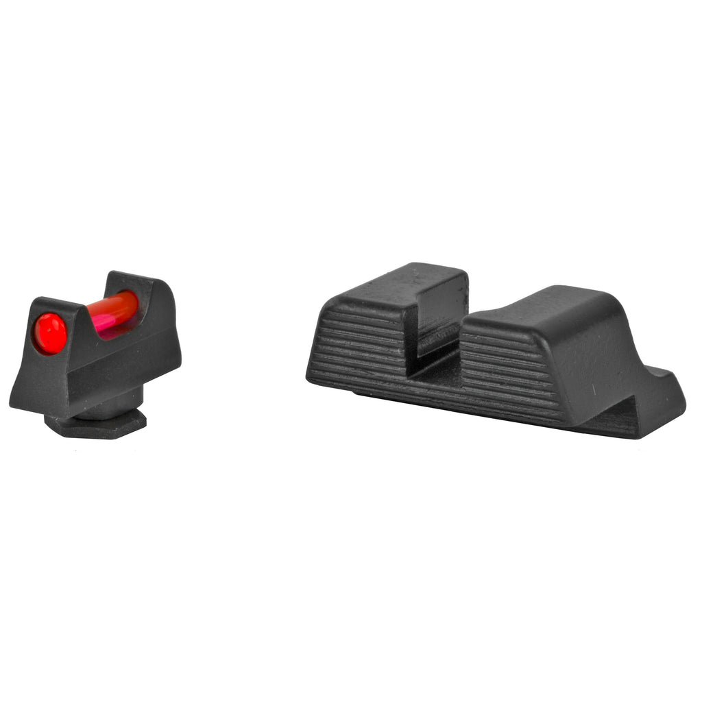 Trijicon Fiber Sight Set for Glock Pistols – Bright Red and Green Illumination