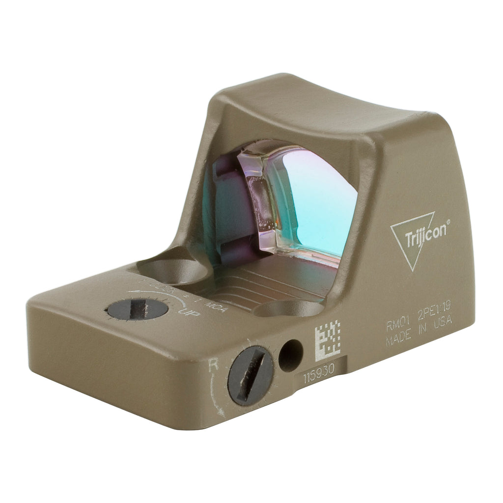 Trijicon RMR Type 2 3.25 MOA Flat Dark Earth Reflex Sight with 1X Magnification