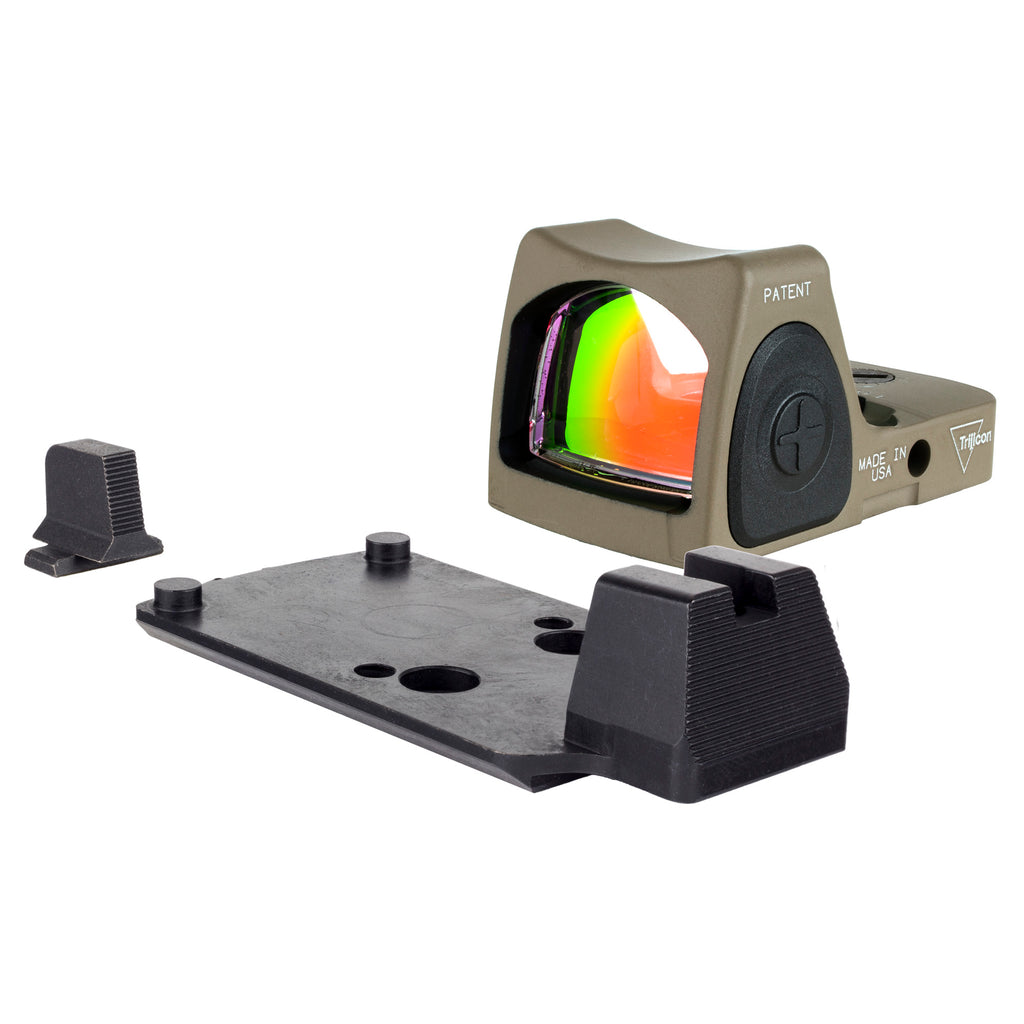 Trijicon Dual Defense Kit for M17/M18 Pistols – Flat Dark Earth, Model RM06-C-700815 with RMR and Suppressor/Optic Height Sights
