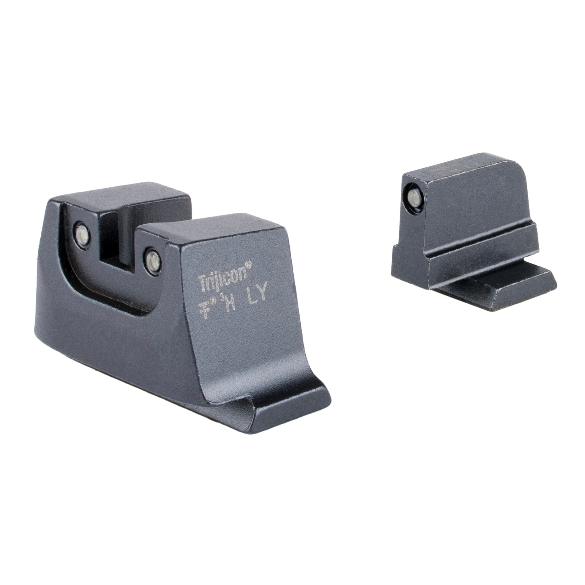 Trijicon Suppressor/Optic Height Night Sights for Pistols - Green Tritium with Black Finish