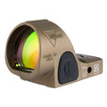 Trijicon SRO 5 MOA Red Dot Reflex Sight for Pistols and Shooting Applications in Coyote Finish