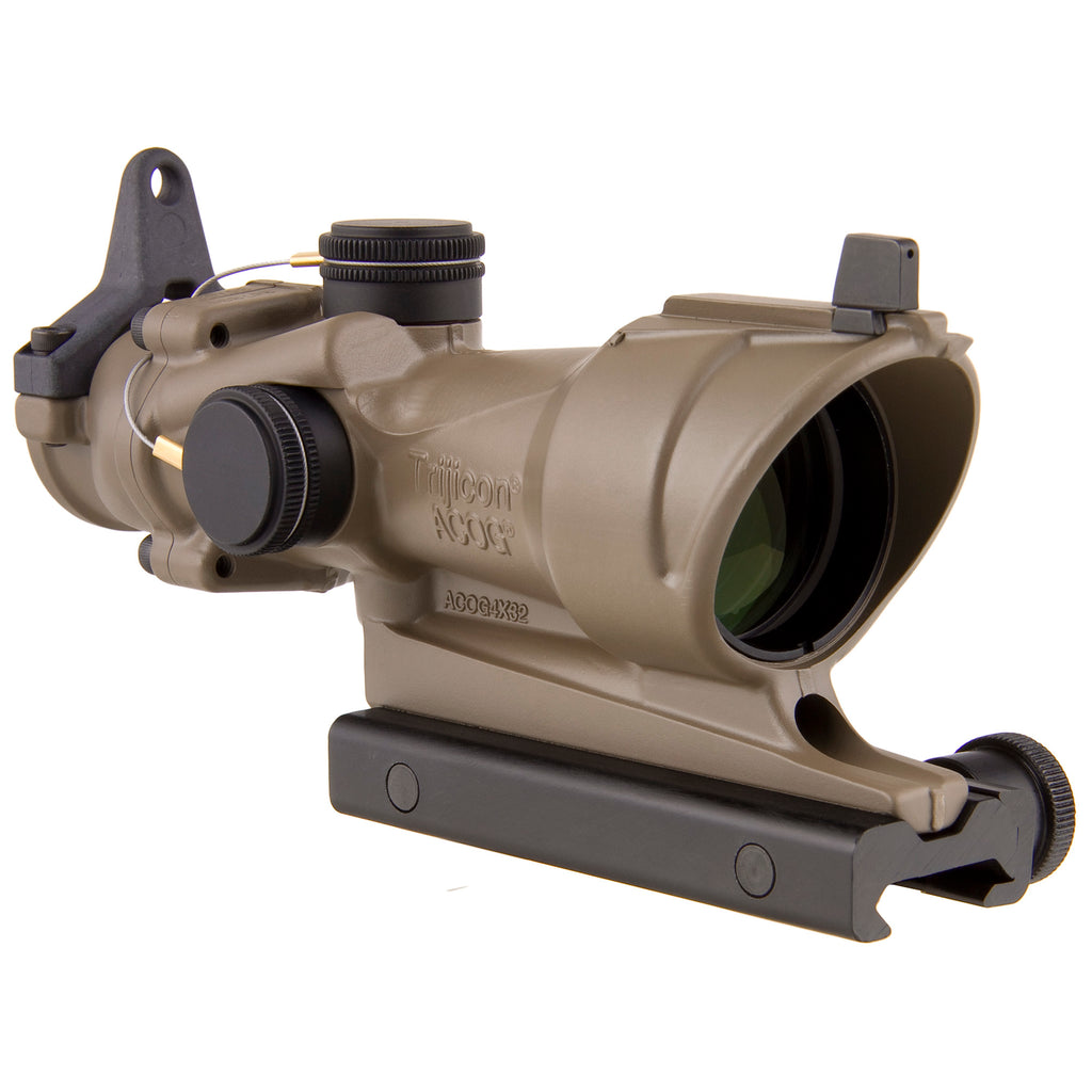 Trijicon ACOG 4x32 Amber Crosshair Rifle Scope in Flat Dark Earth
