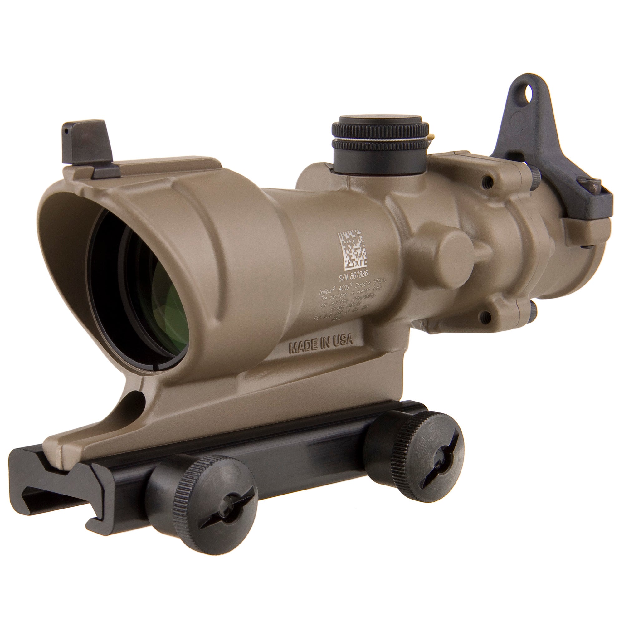 Trijicon ACOG 4x32 Amber Crosshair Rifle Scope in Flat Dark Earth