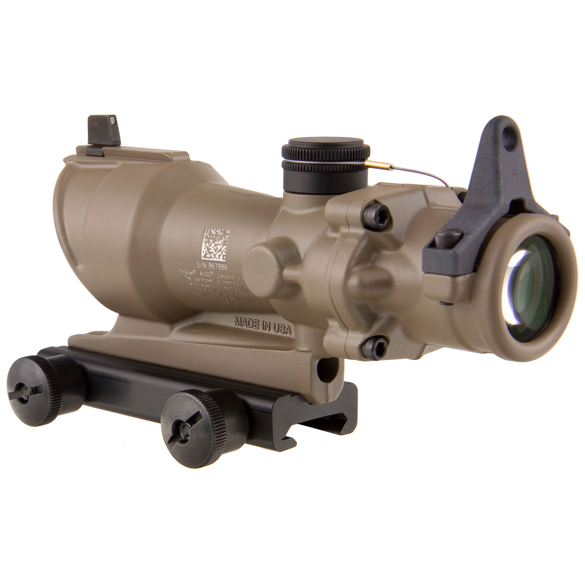 Trijicon ACOG 4x32 Amber Crosshair Rifle Scope in Flat Dark Earth