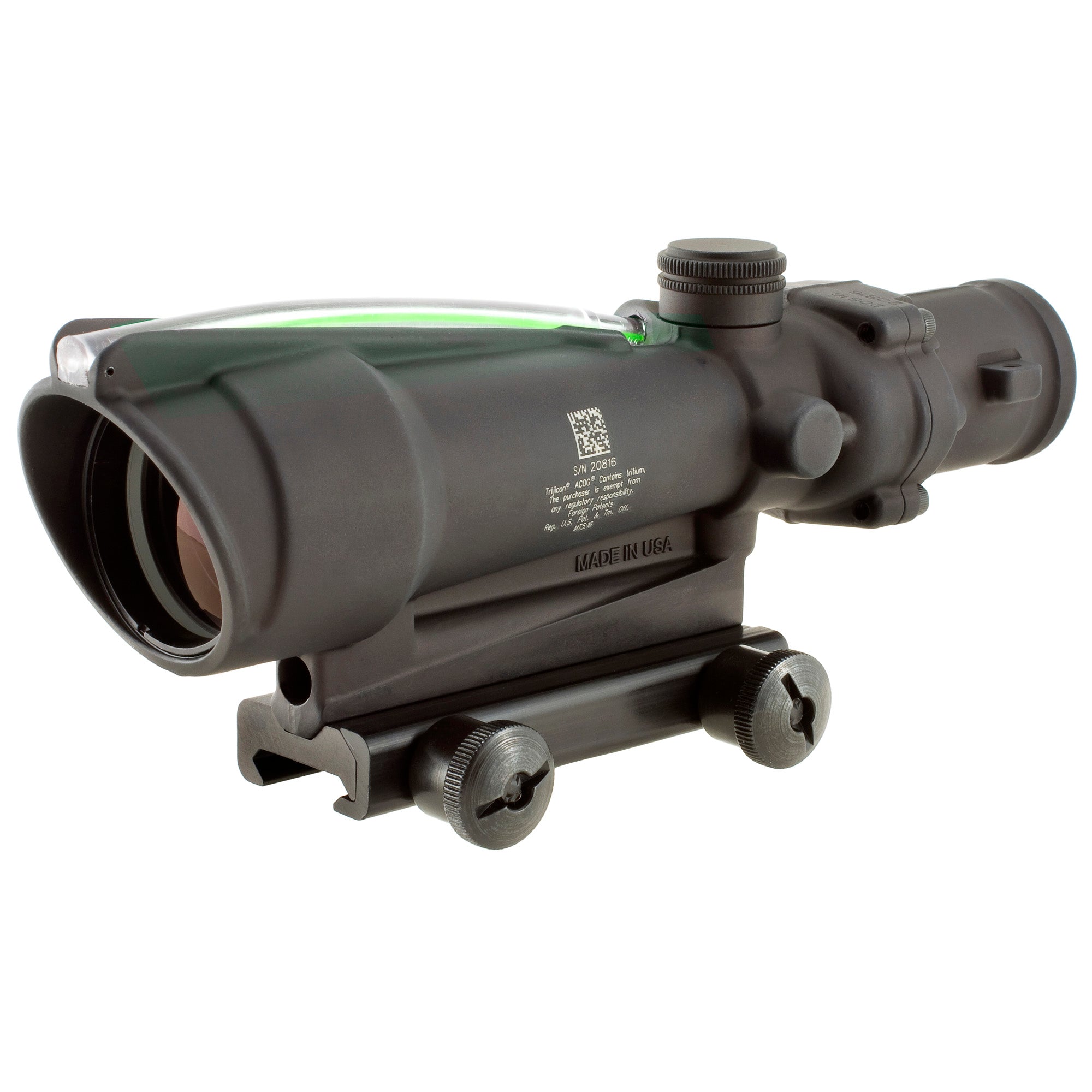 Trijicon ACOG 3.5x35 Rifle Scope with Green Horseshoe .223 Reticle