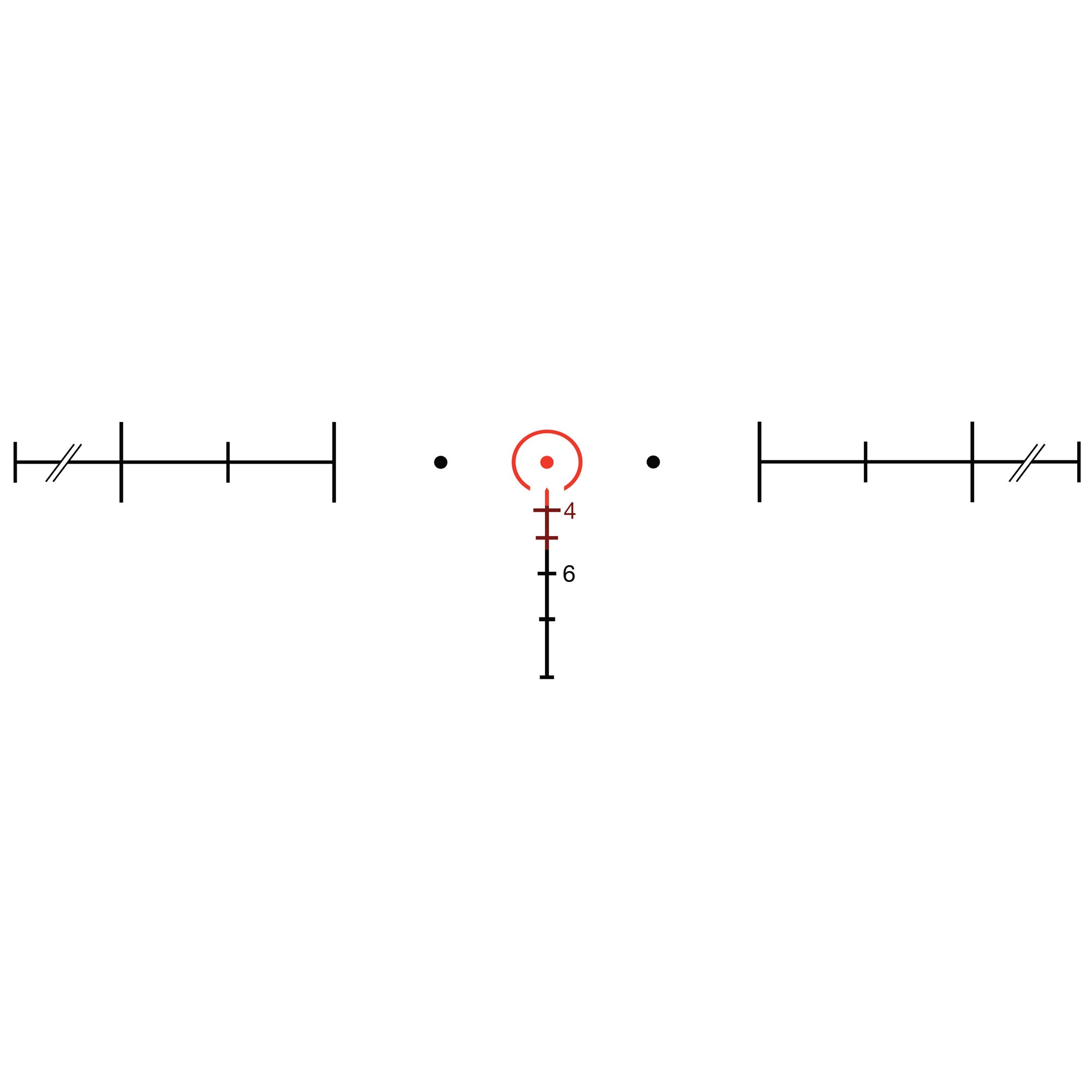 Trijicon ACOG 4x32 Rifle Scope with Red Horseshoe .223 Reticle