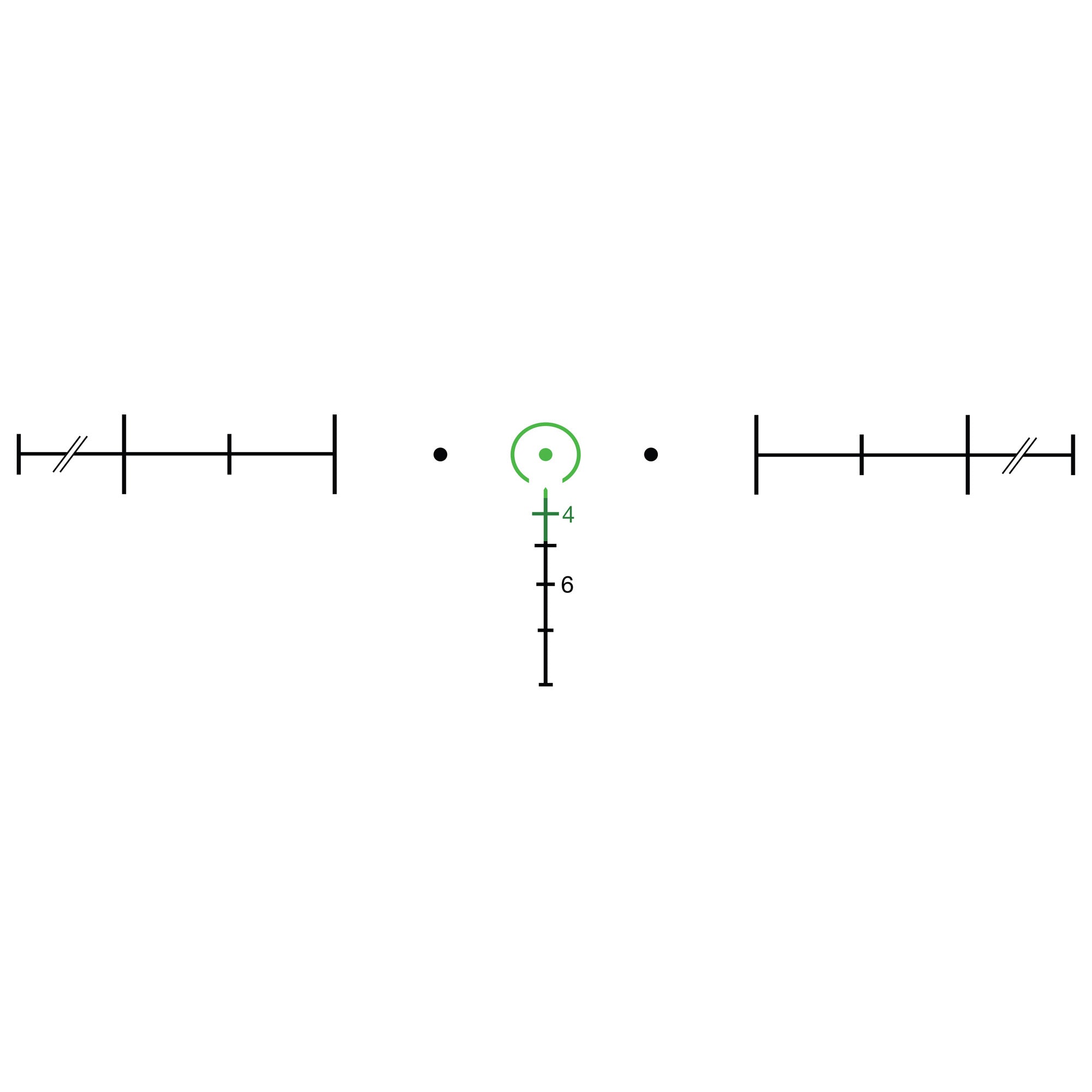 Trijicon ACOG 4x32 Green Horseshoe BAC Rifle Scope with Flattop Adapter