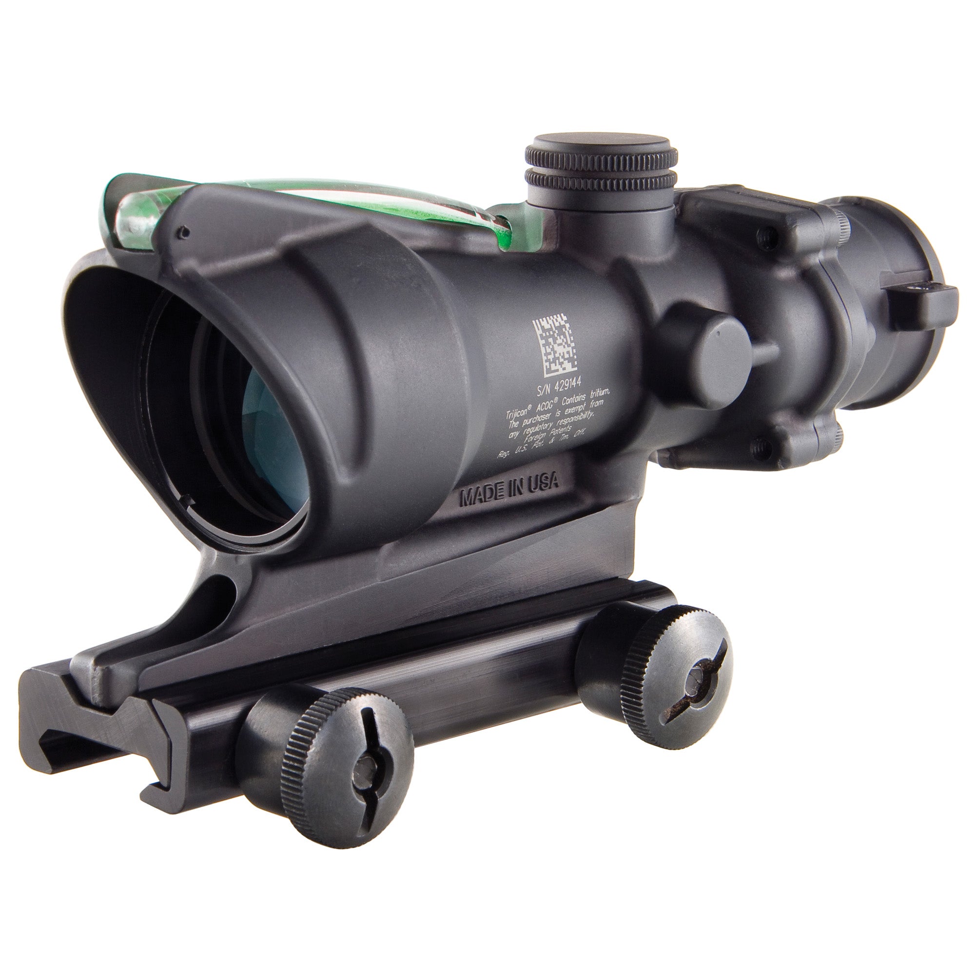 Trijicon ACOG 4x32 Rifle Scope with Green Horseshoe .223 Reticle - Durable and Reliable Combat Optical