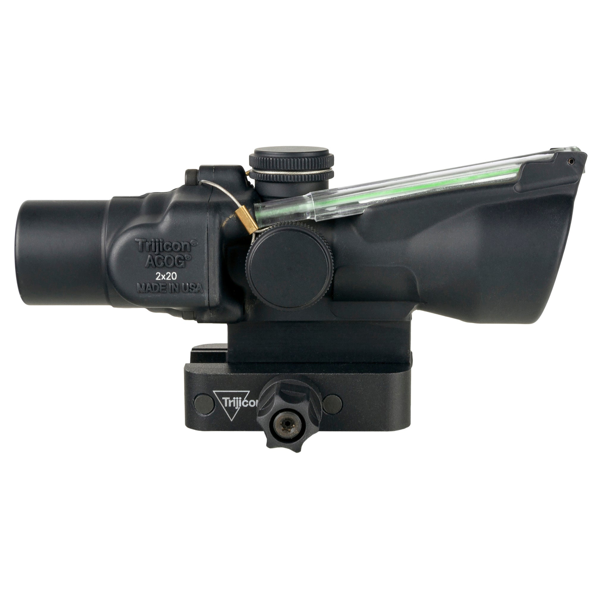Trijicon ACOG 2x20 Green Crosshair Rifle Scope - Durable Medium-Distance Optic