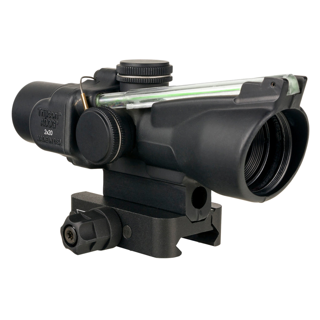 Trijicon ACOG 2x20 Green Crosshair Rifle Scope - Durable Medium-Distance Optic