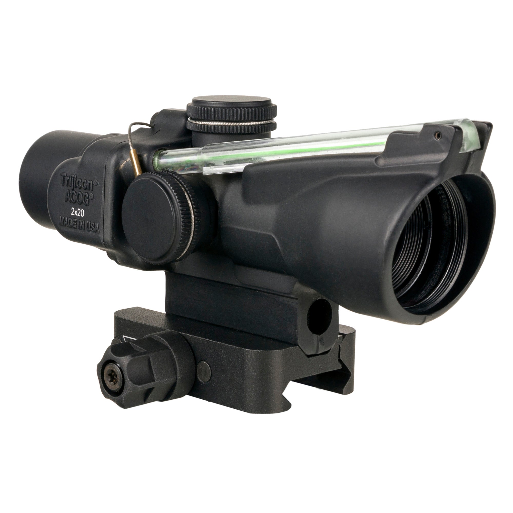 Trijicon ACOG 2x20 Green Crosshair Rifle Scope - Durable Medium-Distance Optic