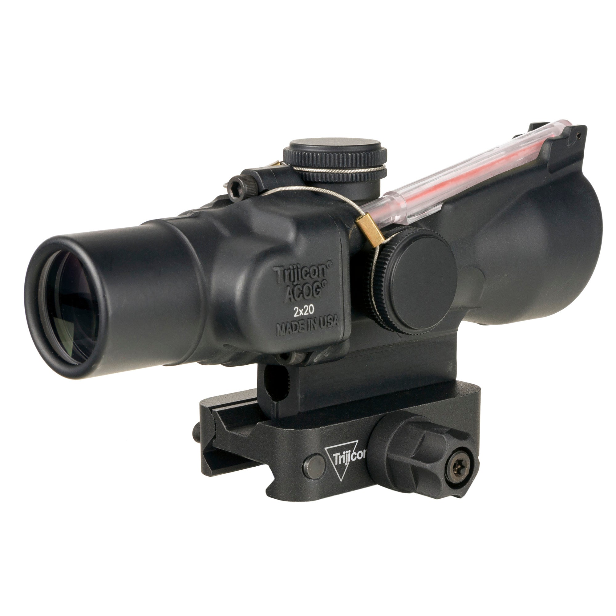 Trijicon ACOG 2x20 Red Crosshair Rifle Scope with 20mm Objective